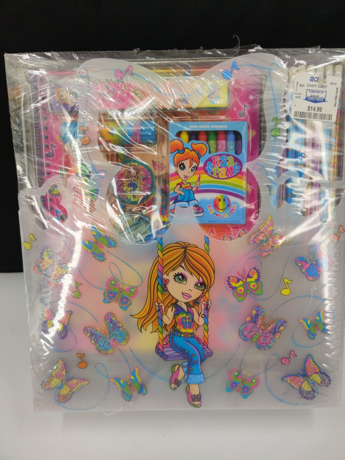 New RARE Unopened Vintage Lisa Frank Back To School Set 19 In 1