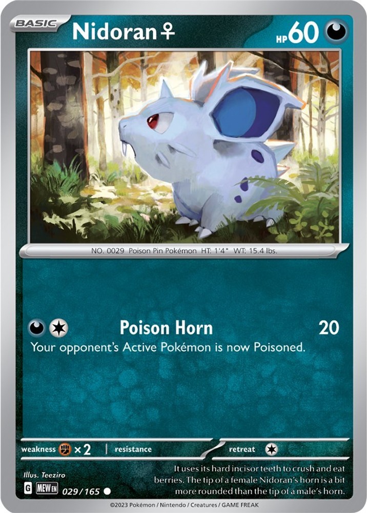 Nidoran F [MEW - 029/165] LP