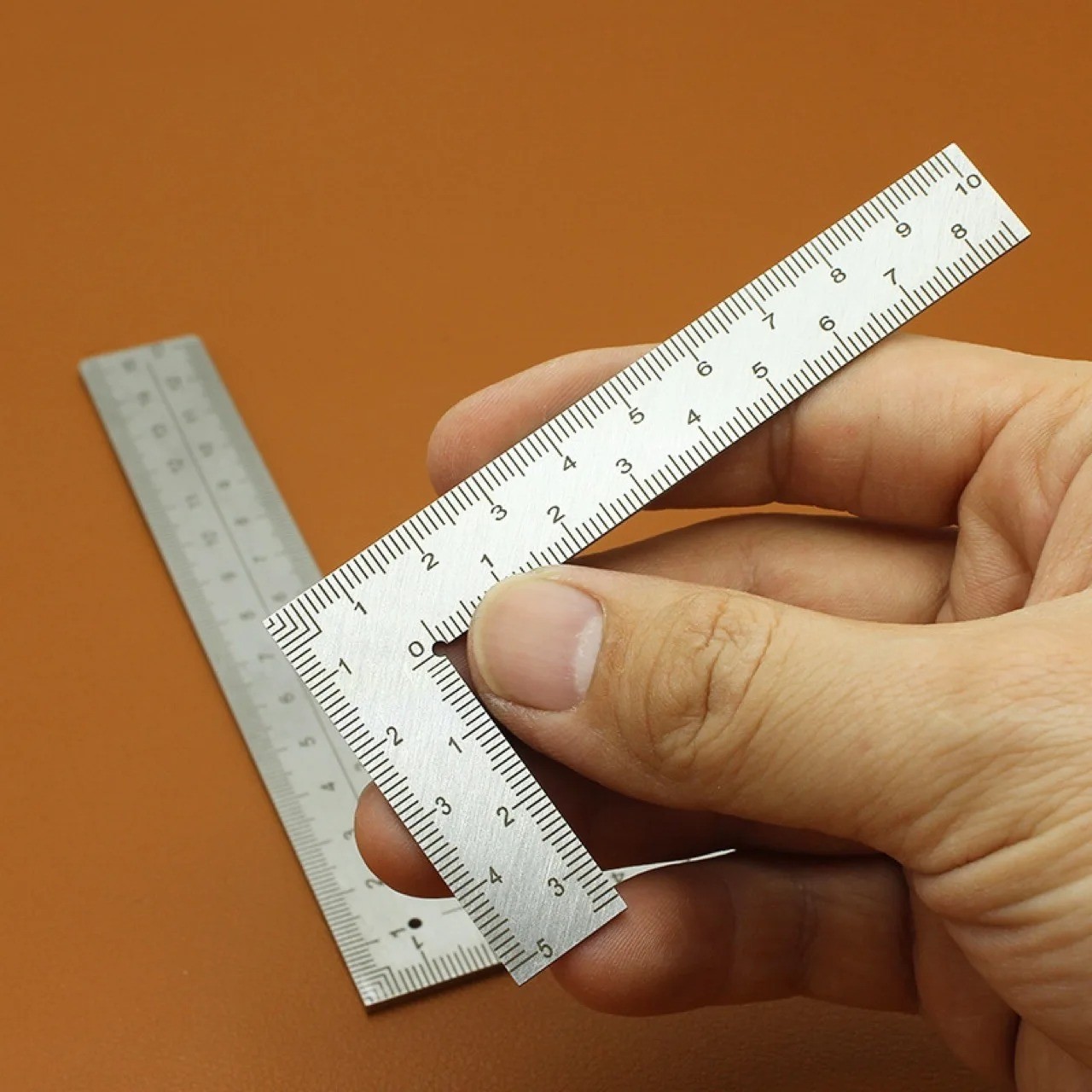 Mini Framing Ruler Measuring Layout Tool Stainless Steel Square Right Angle US