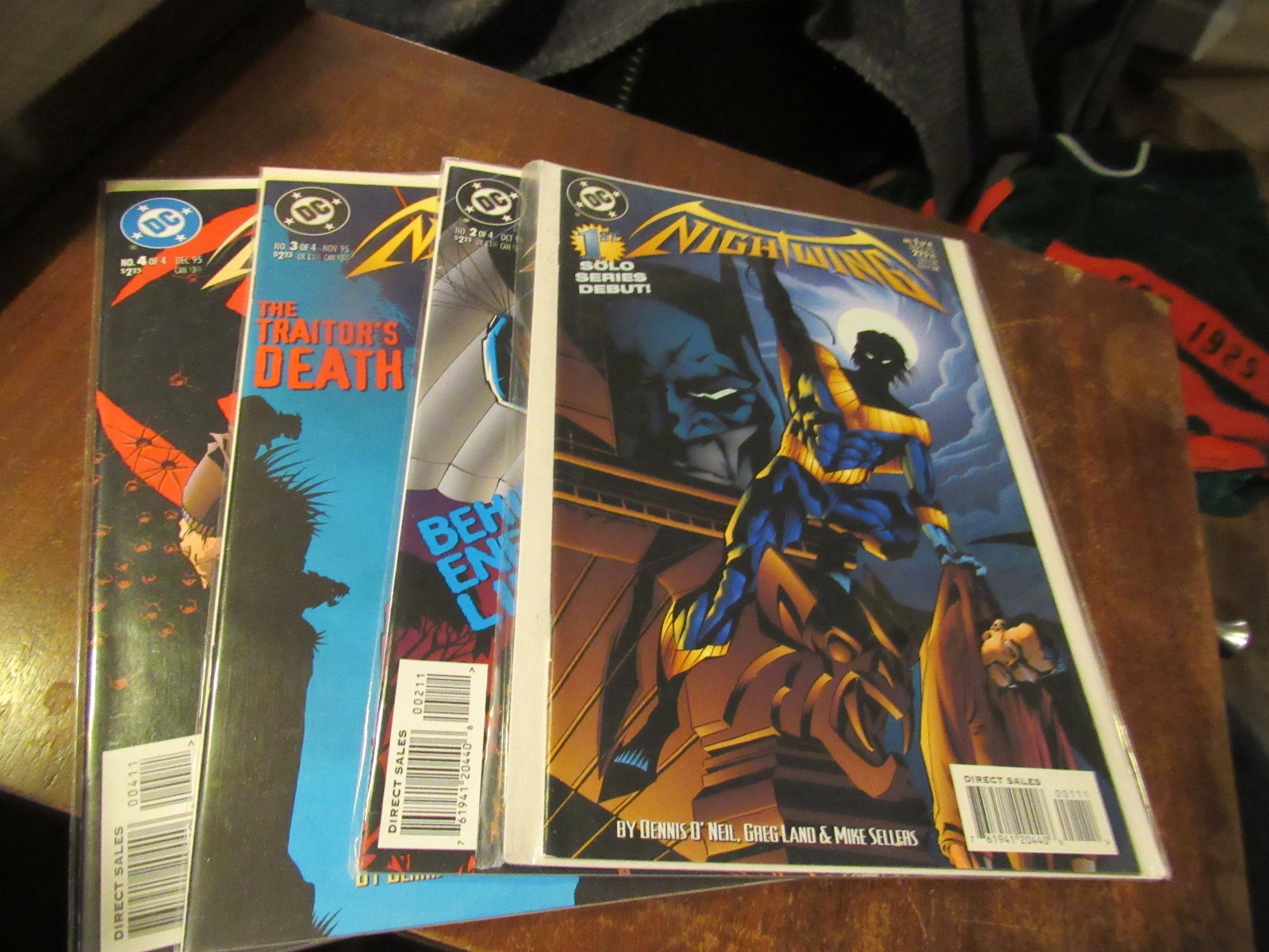 Nightwing #1 2 3 4 DC 1995 Mini Series Comic Book Set 1-4 Batman Complete