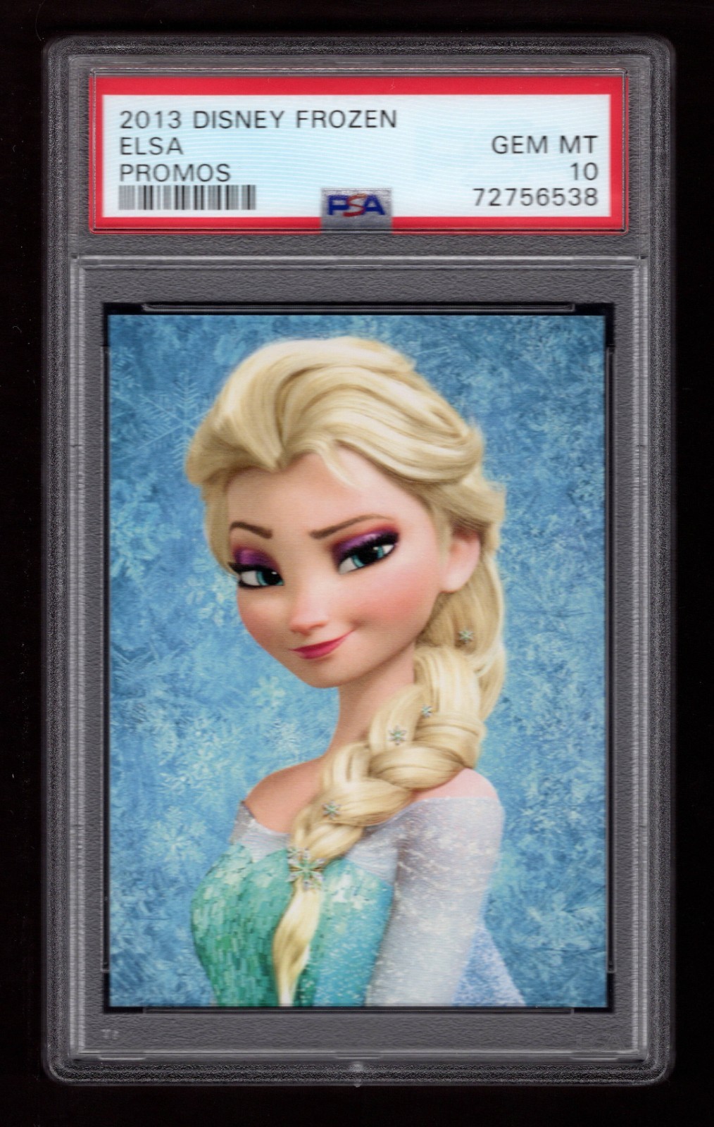 PSA 10 QUEEN ELSA 2013 Disney Frozen Movie Promo SPECTACULAR BEAUTY  ROOKIE CARD