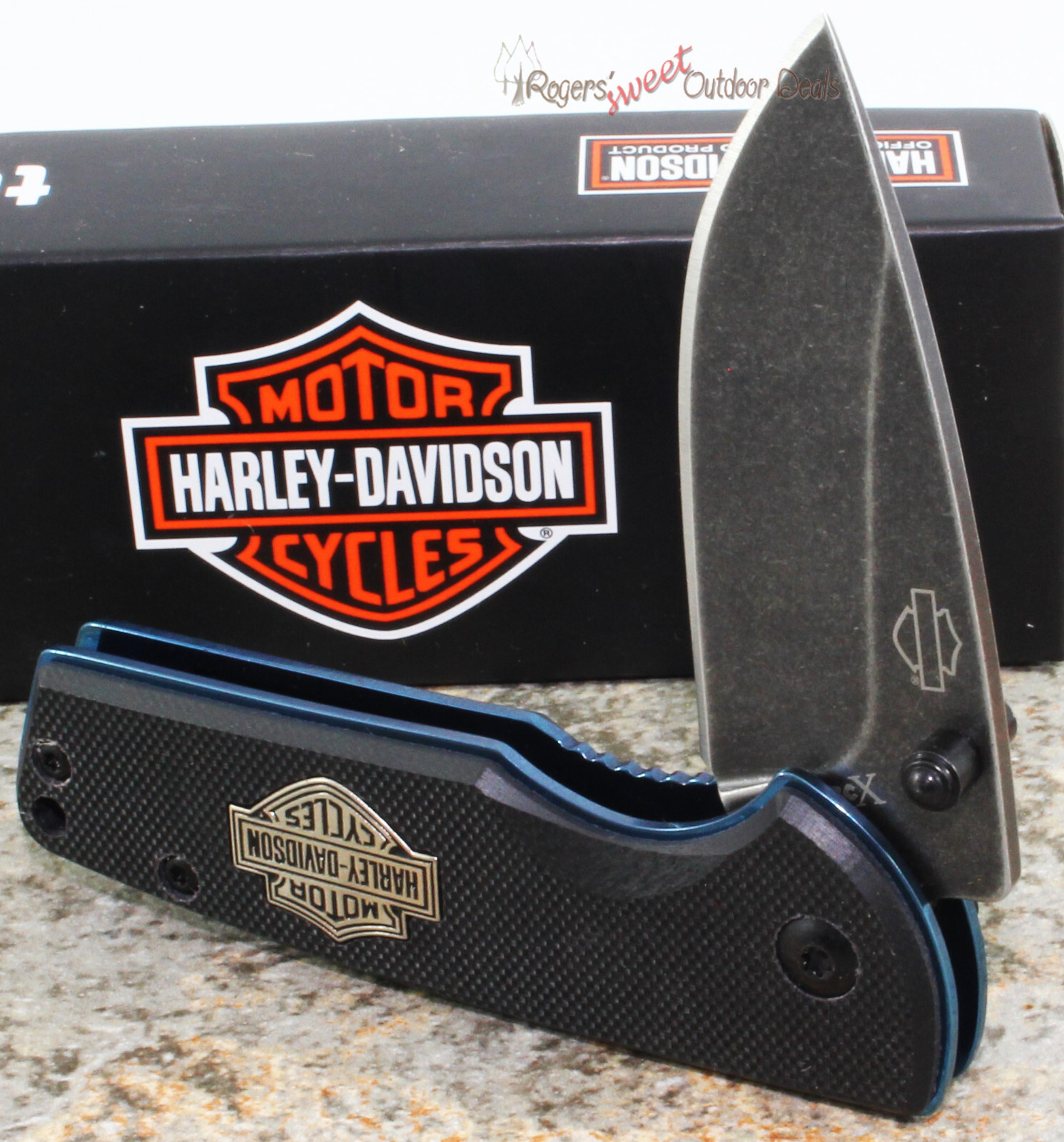 Case Cutlery XX Harley Davidson Tec X Linerlock Black G10 Folding Knife CA 52161