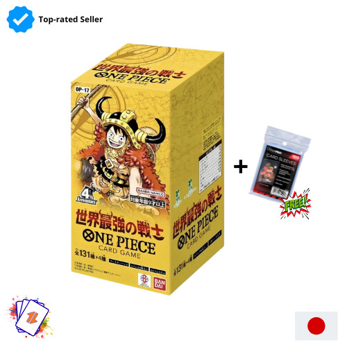 One Piece Card Game OP-17 BOX World\'s Strongest Warrior Sealed Japanese JP