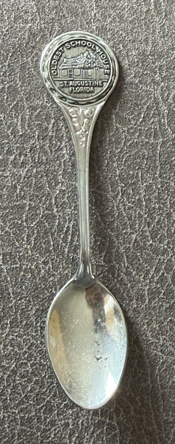 Vintage St. Augustine FL Florida Oldest House Spoon Collector Souvenir