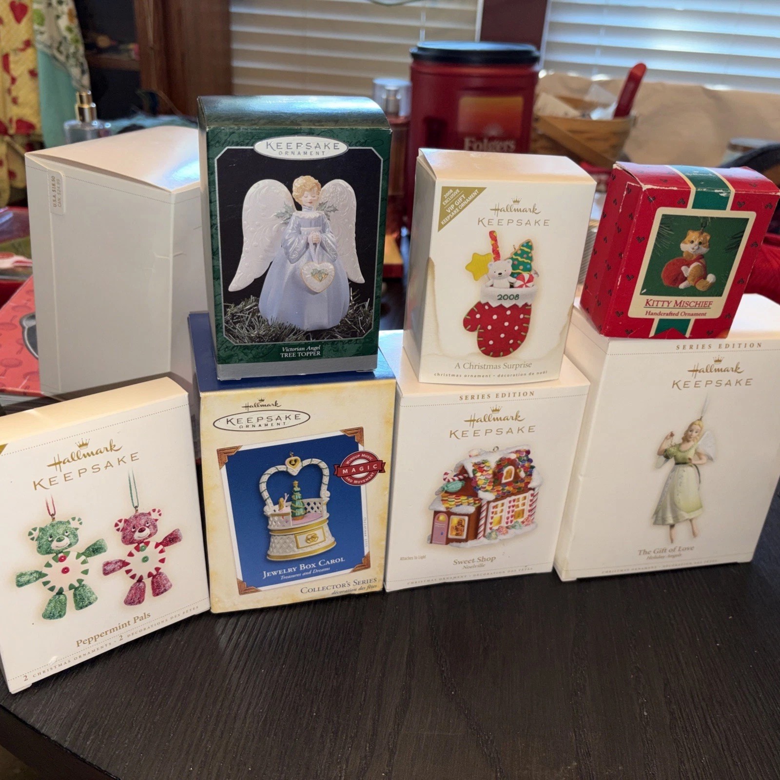 Hallmark Christmas Tree Ornament Lot Of 7