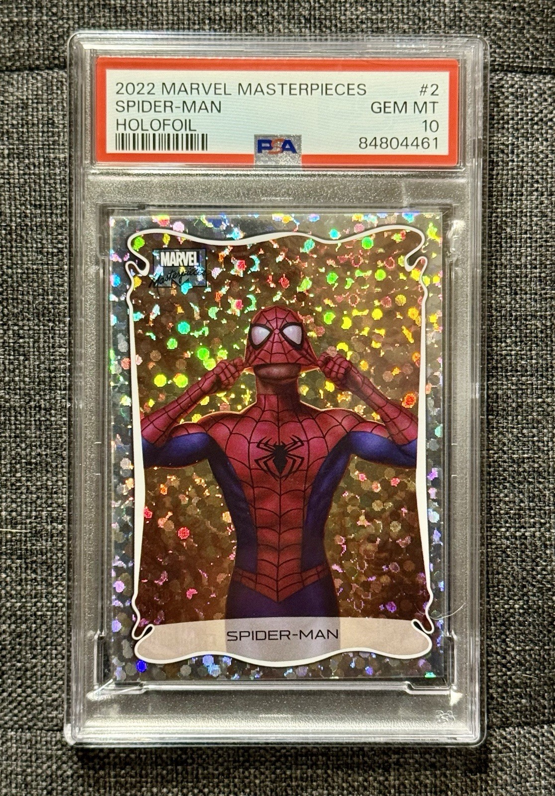 Psa 10 2022 Marvel Masterpieces Spider-man Holofoil POP 2 ULTRA RARE