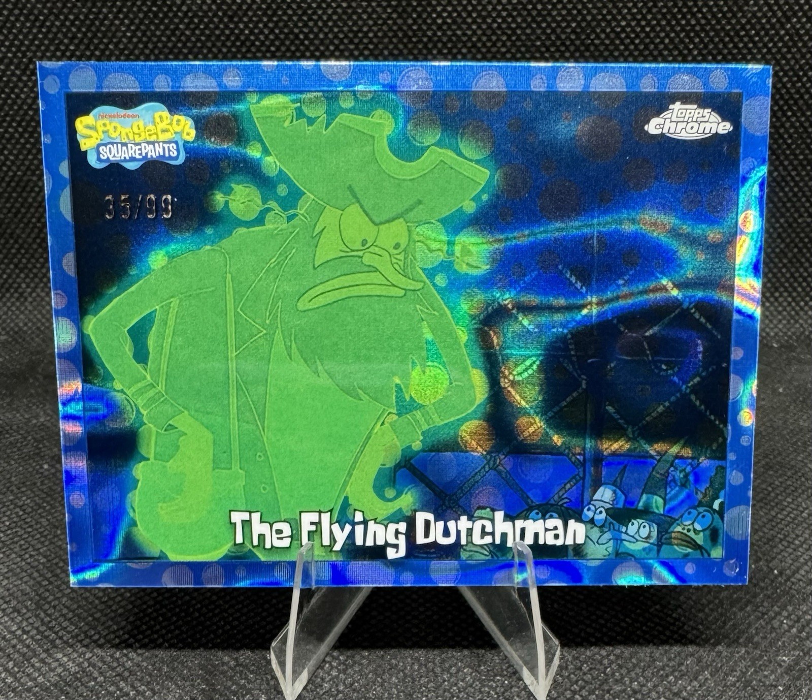 2025 Topps Chrome SpongeBob SquarePants #3 The Flying Dutchman Bubblefractor /99