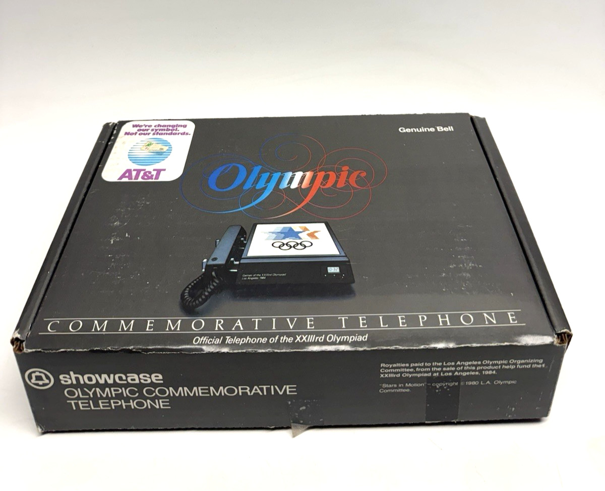 Vintage NOS AT&T Olympic Commemorative Telephone 1984 23rd Los Angeles Landline