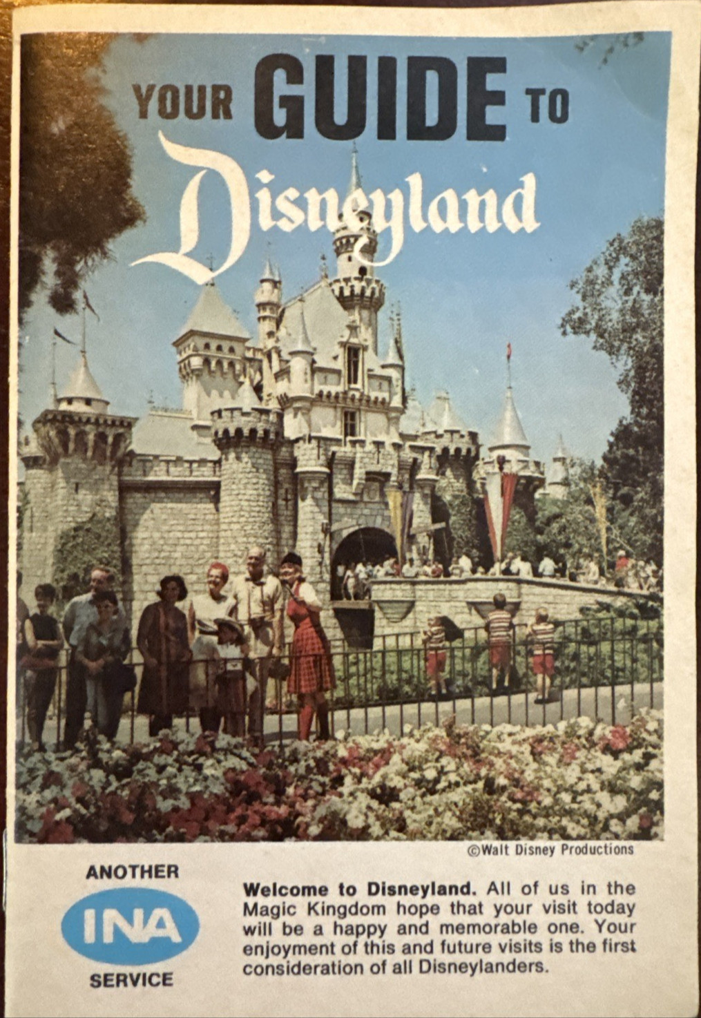 Vintage Your Guide to Disneyland Booklet 1967 by INA with Maps