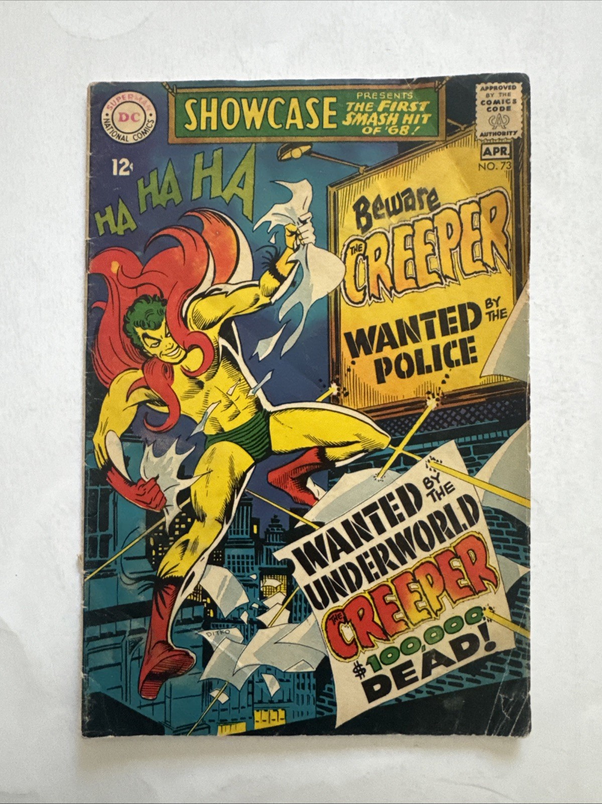 Showcase #73 (1st app of The Creeper) 1968 Ditko