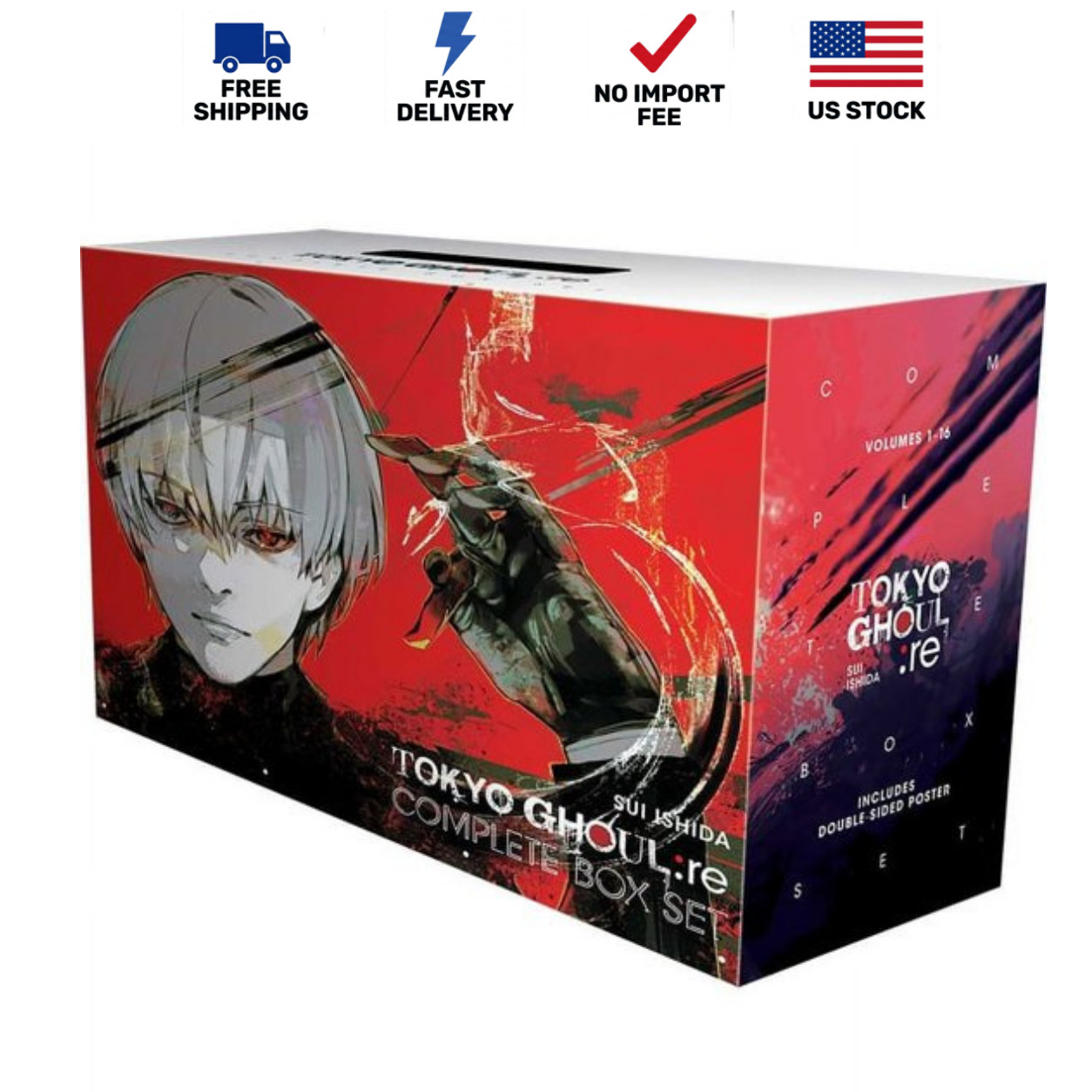 Tokyo Ghoul: Re Complete Box Set Volumes 1-16 with Premium Paperback