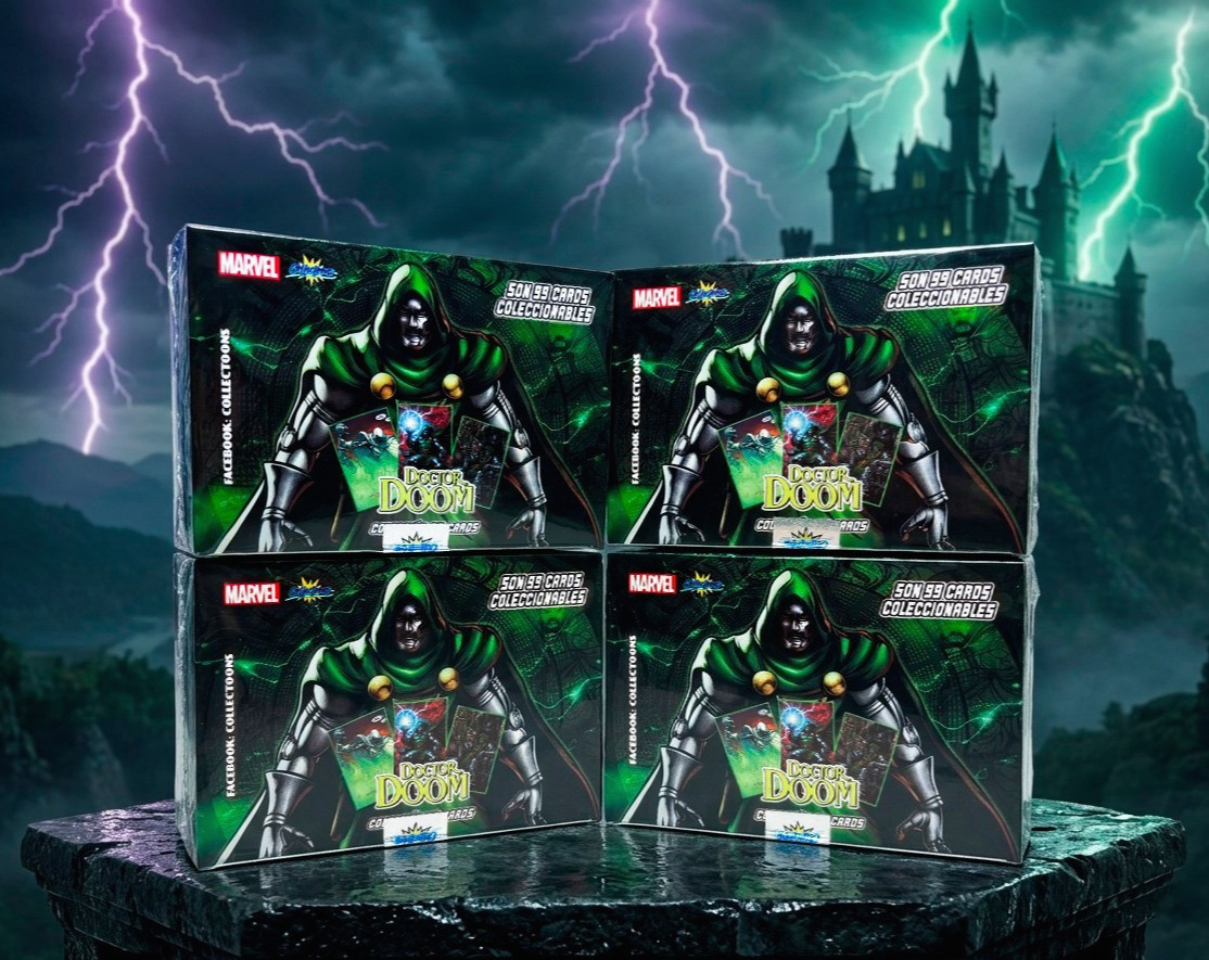 4 BOXES - 2026 MARVEL DOCTOR DOOM Collectoons Cards - 96 Sealed Packs Peru