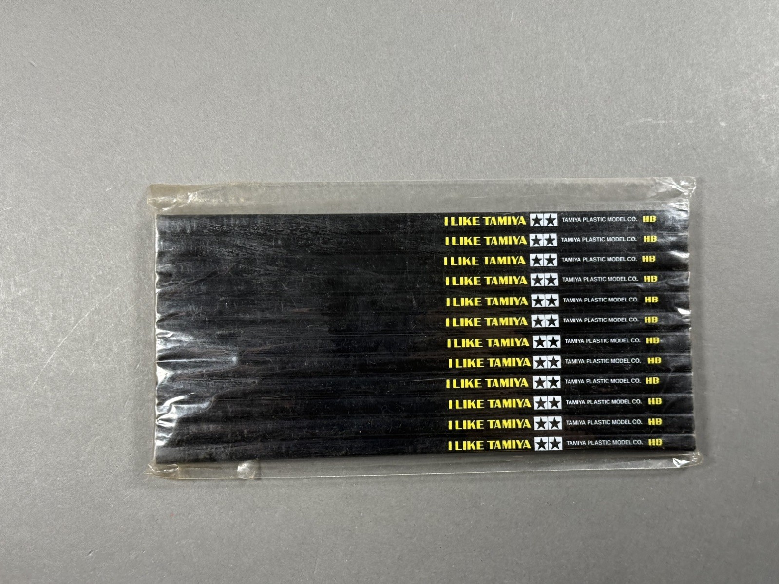 12 Japanese Vintage Pencil TAMIYA Promotional SQUARE HB 1991