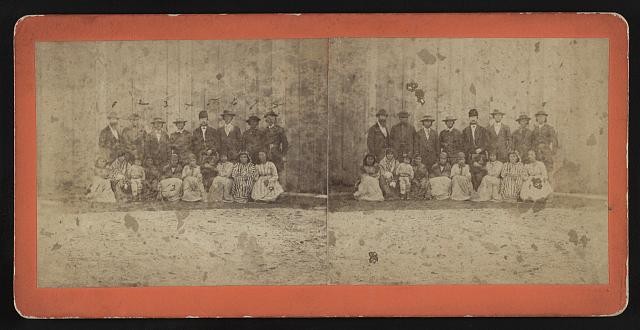 Modoc Indians in their new home c1900 Old Photo