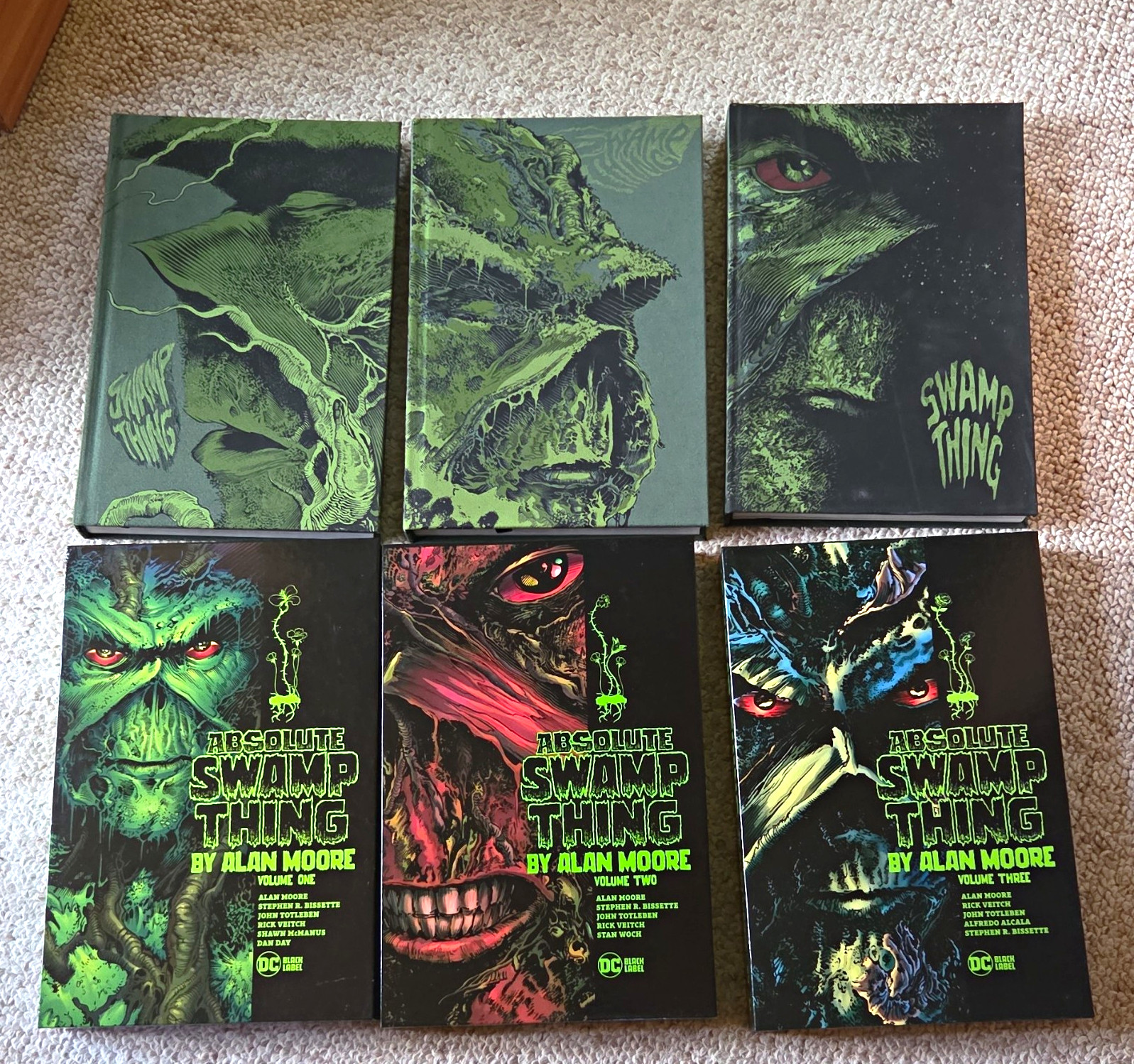 Absolute Swamp Thing by Alan Moore Vol. 1-3 Hardcover Set DC