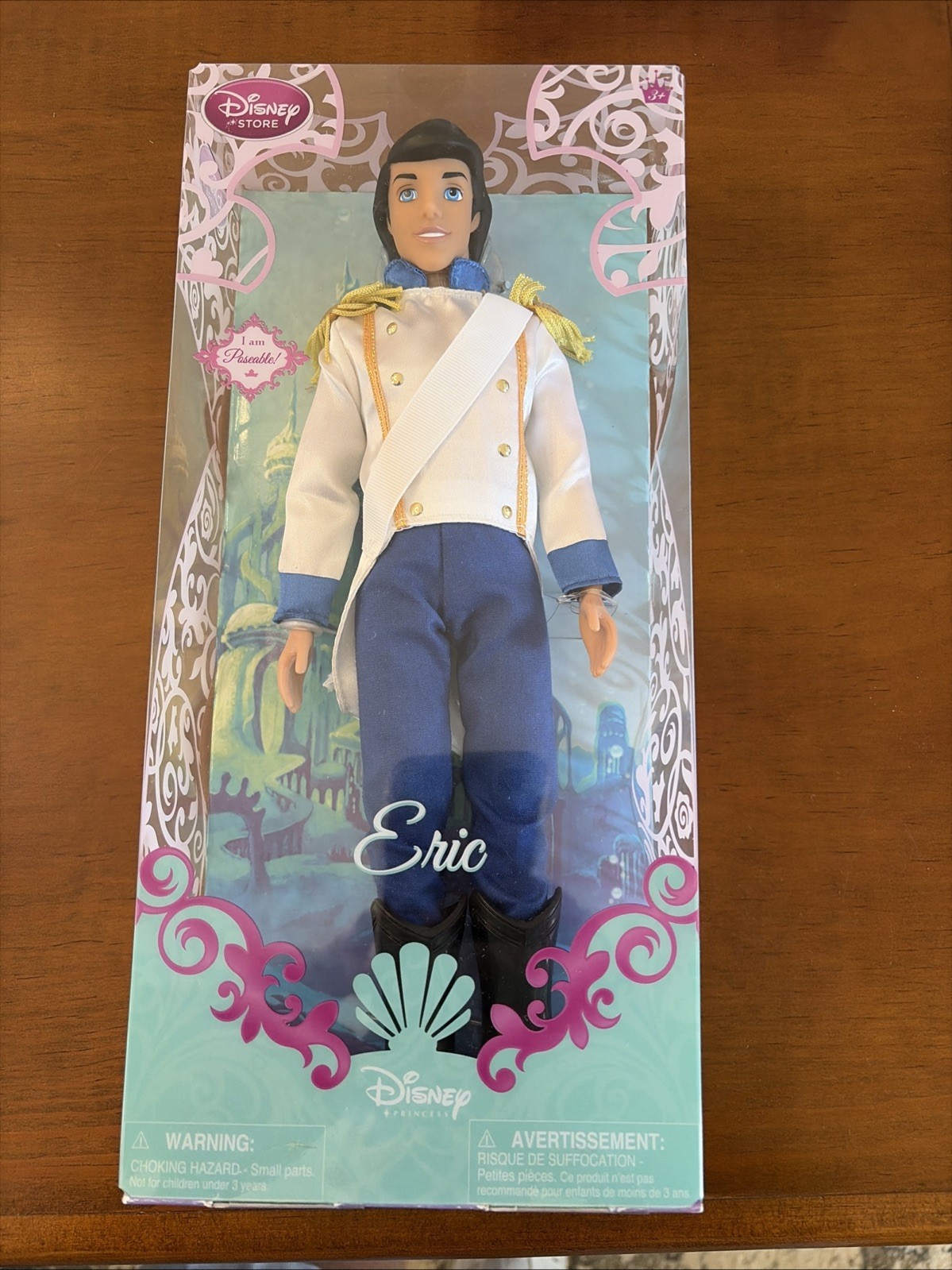 Disney Store “Eric” Portable Doll in Box