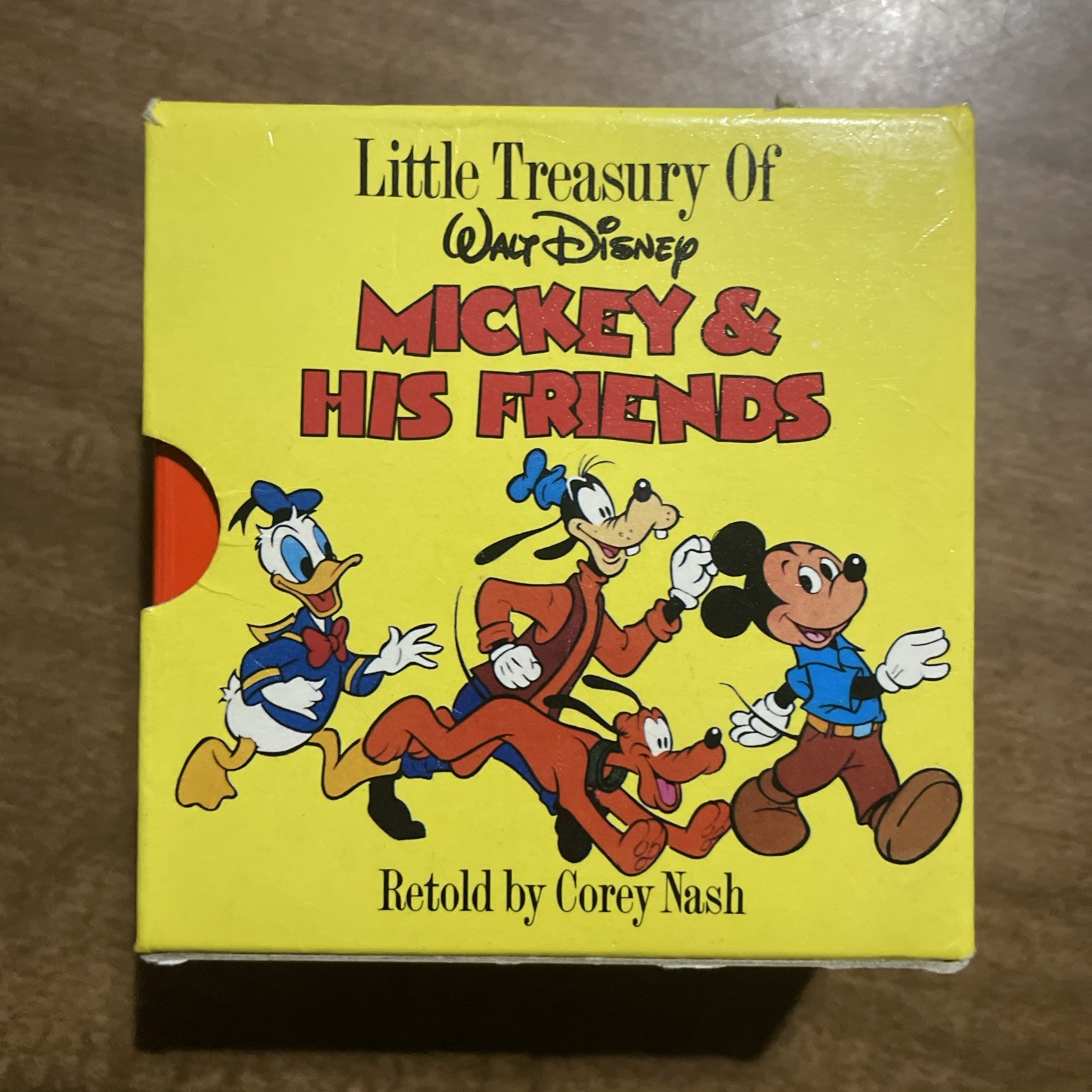 COMPLETE Vintage Little Treasury Walt Disney MICKEY & HIS FRIENDS (1986) 6 Books