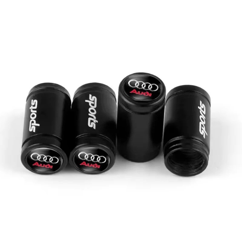 Tire Valve Stem Caps for Audi S3 A3 RS3 A4 A5 A6 A7 RS7 A8 Q3 Q5 Q7 R8 Metal ...