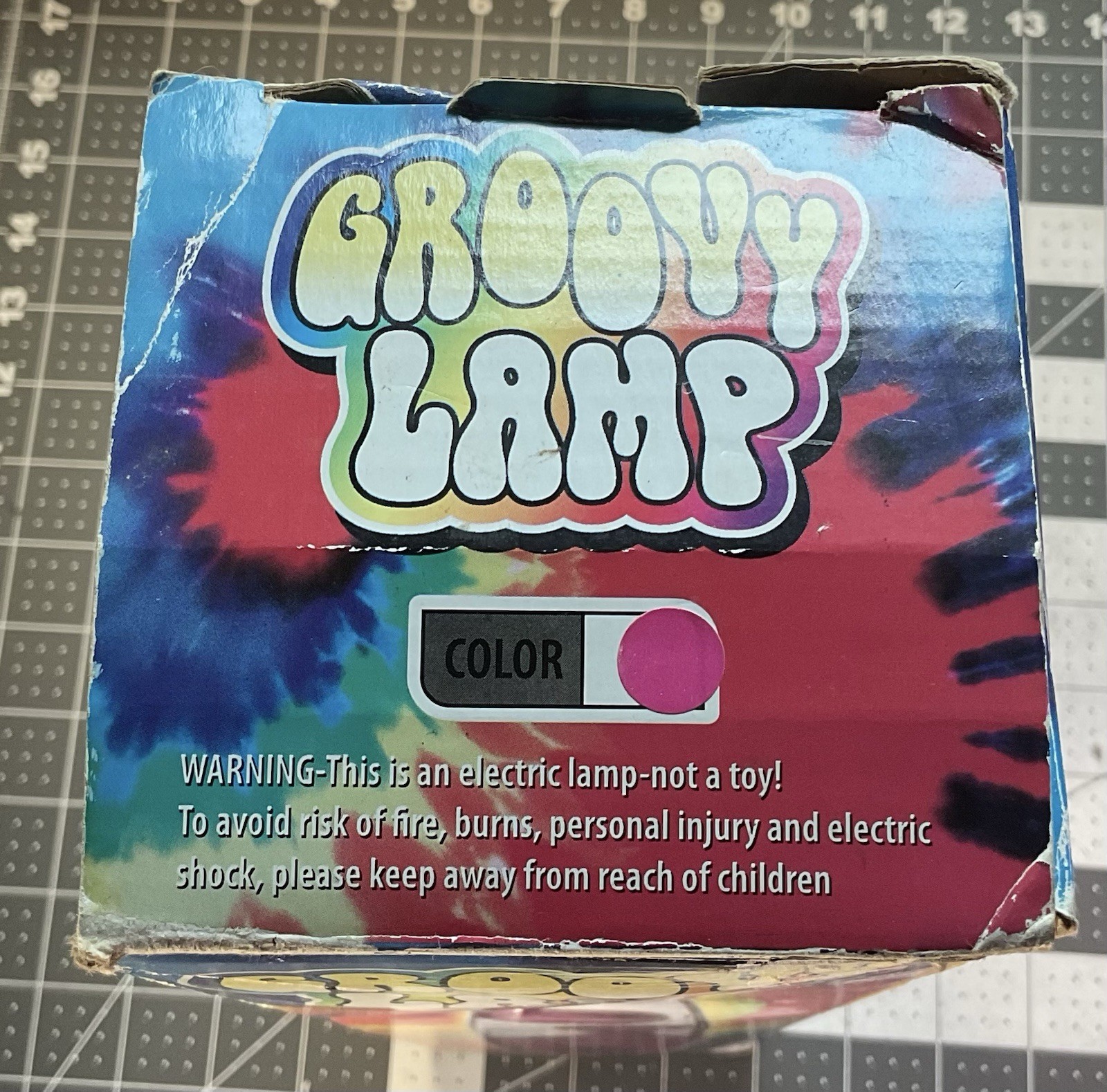 2011 NEW Groovy Lamp 13.5 X 2.25 with Pink color Open Box Tested