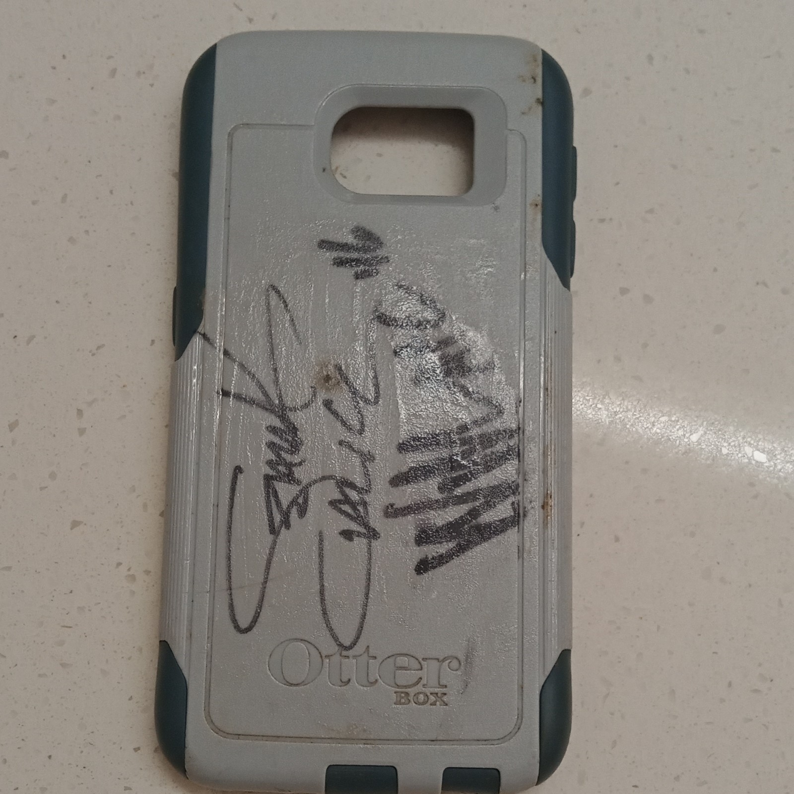 Alice In Chains  Signed OtterBox Rugged Shockproof Phone Case Hard Case Gray/Blu