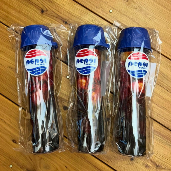 Pepsi Perfect Water Bottle Back To The Future 40th Set of 3 Limited NEW