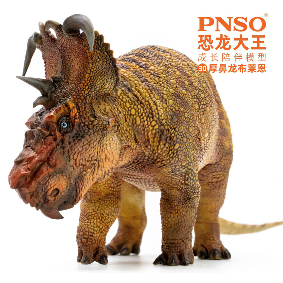 PNSO Pachyrhinosaurus Figure Ceratopsidae Animal Dinosaur Collector Decor Model