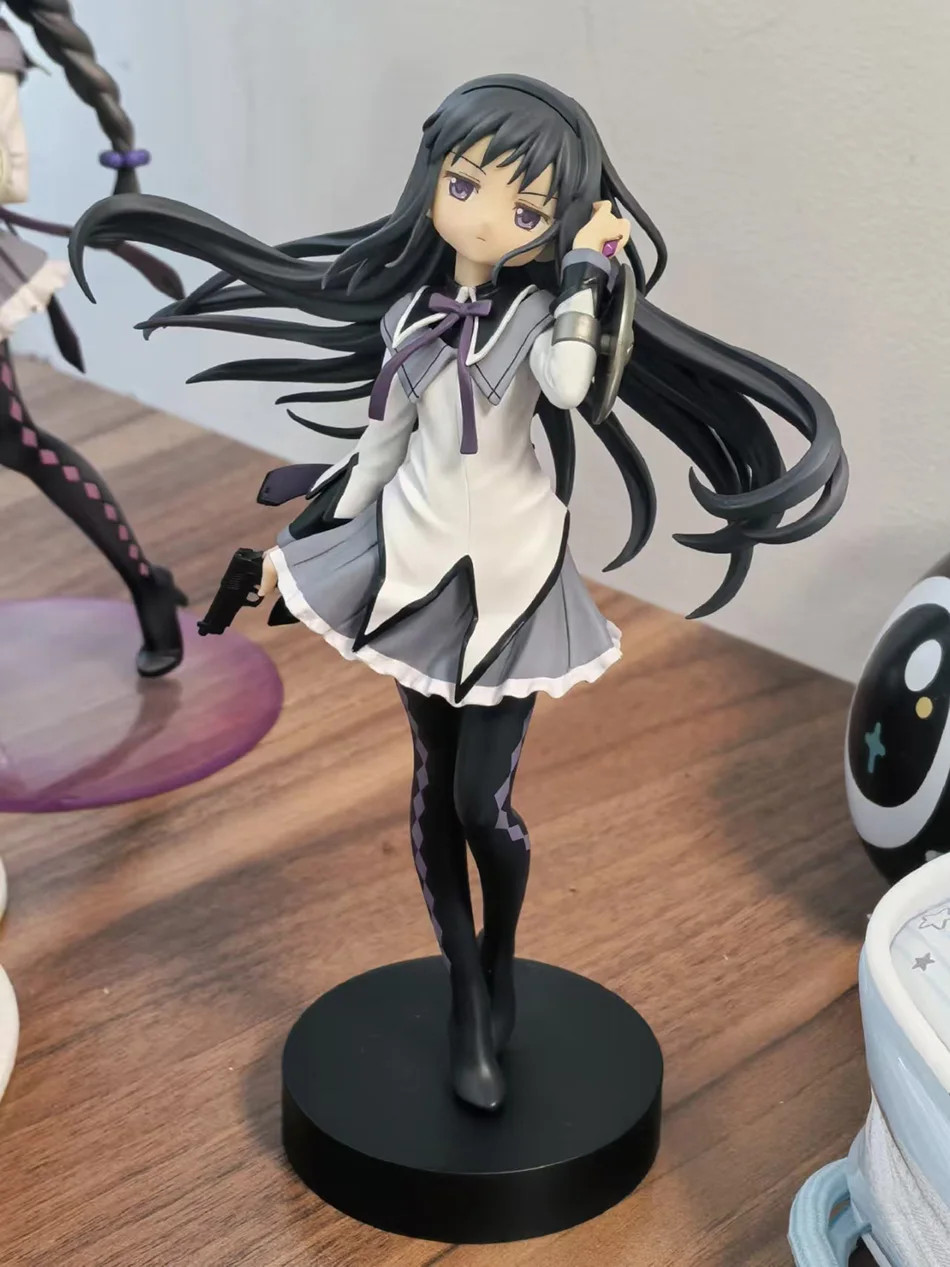 18CM Puella Magi Madoka Magica Aniem Figure Akemi Homura Magic Girl PVC Anime