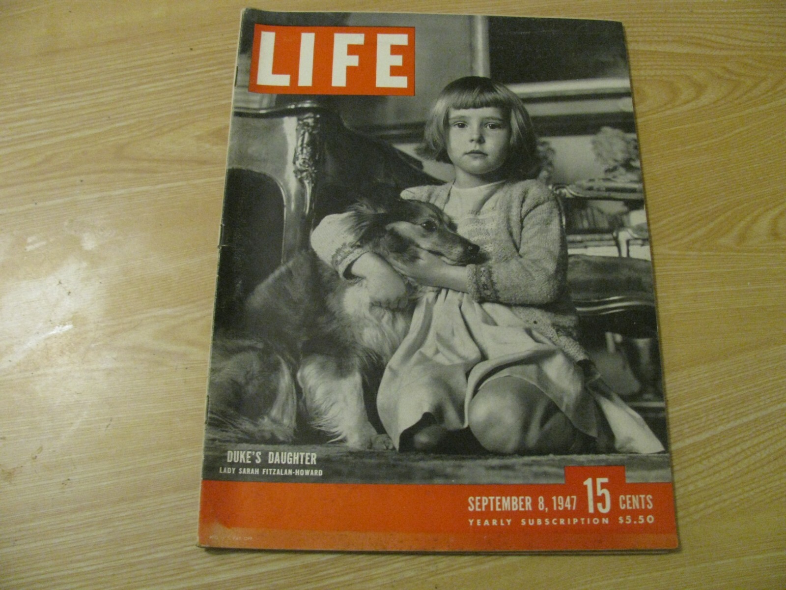 1947 LIFE MAGAZINE SEPTEMBER 8  LADY SARAH FITZALAN HOWARD  LOWEST PRICE ON EBAY