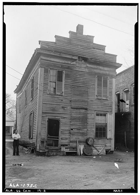Photo:Camden Alabama 1937 Broad Street Store Rear Elevation HABS