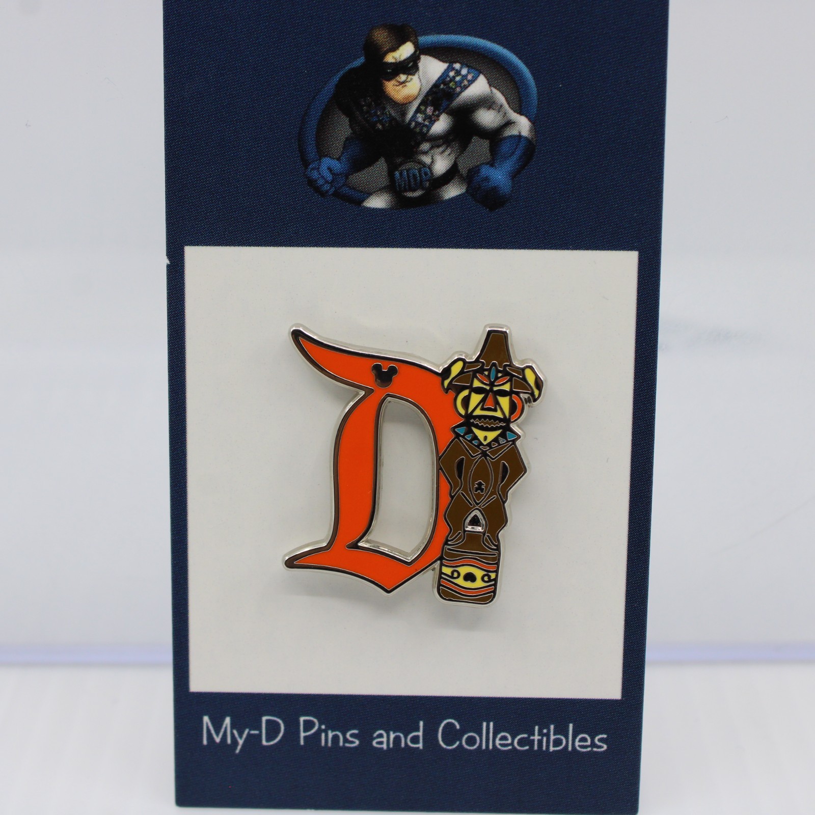 B5 Disney DLR Hidden Classic Gothic D Pin Disneyland Pele Tiki Room