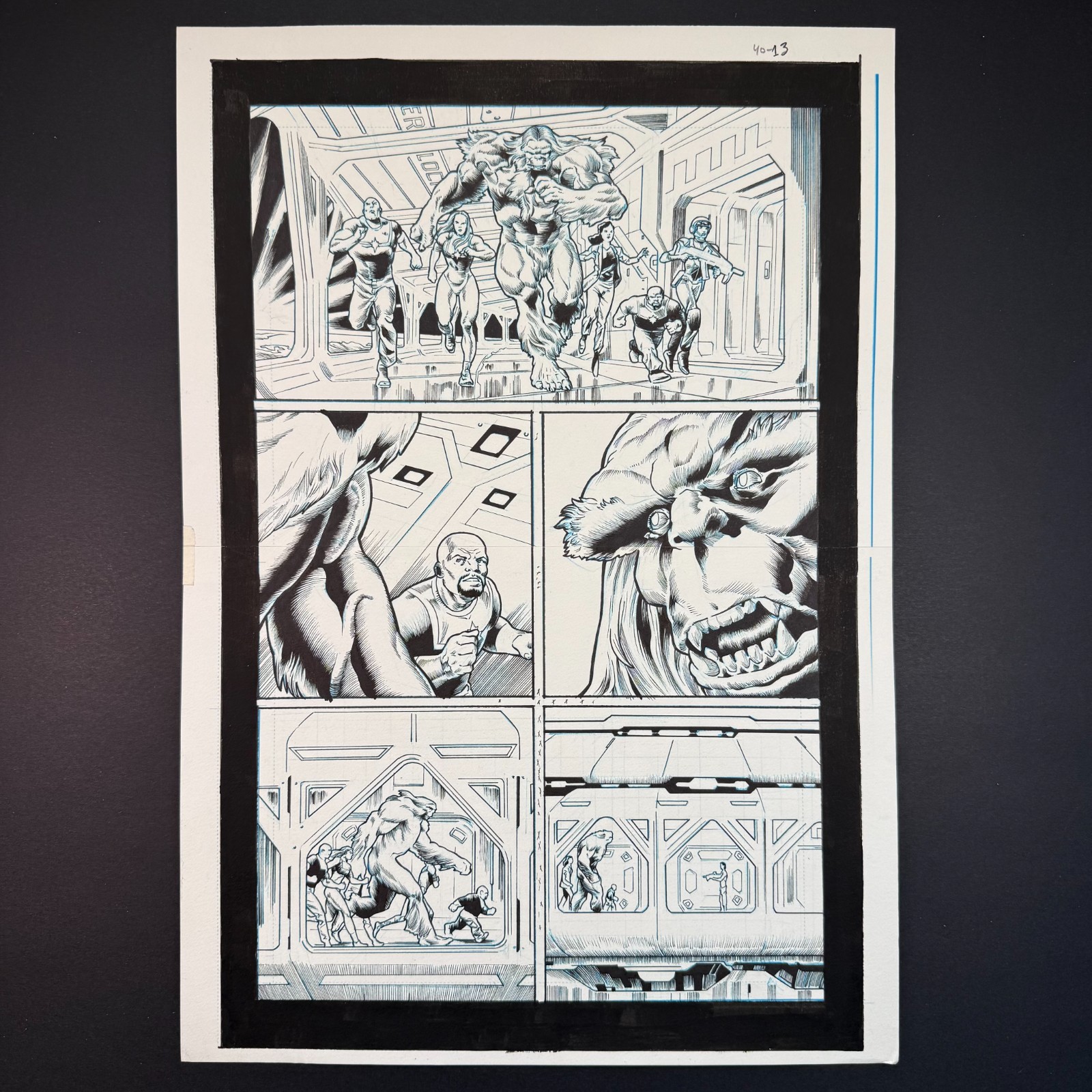 Immortal Hulk 40 1st Doc Sasquatch Original Comic Art Inks Alpha Flight Bennett