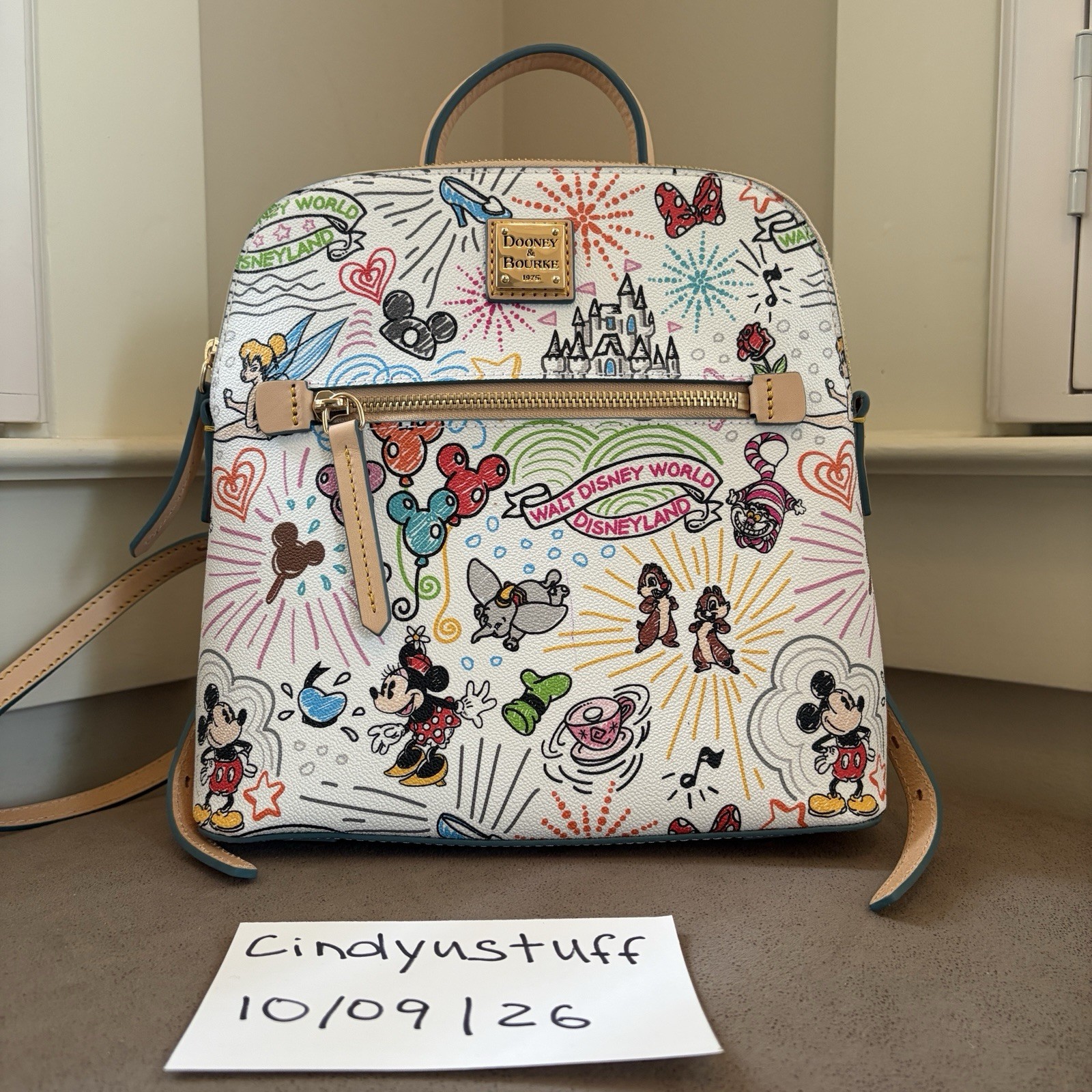 Dooney & Bourke Disney 2021 Sketch Backpack Bag - NWT