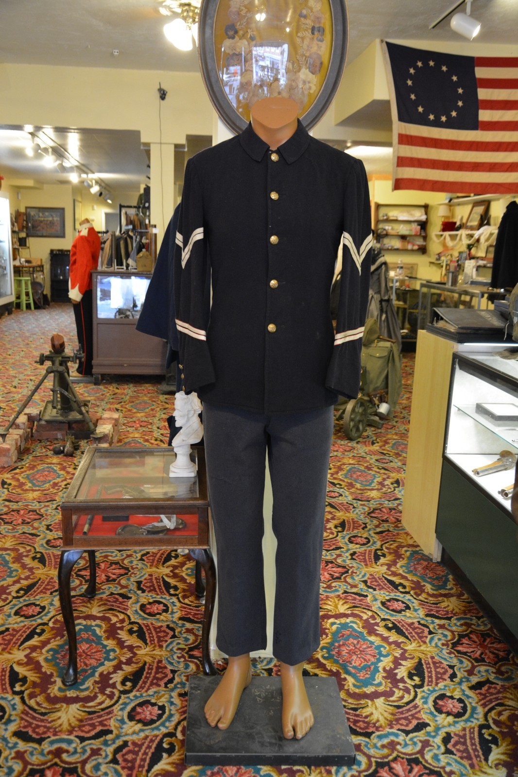 U.S Army Indian Wars 1866-1897 Infantry uniform w kepi jacket pants Original
