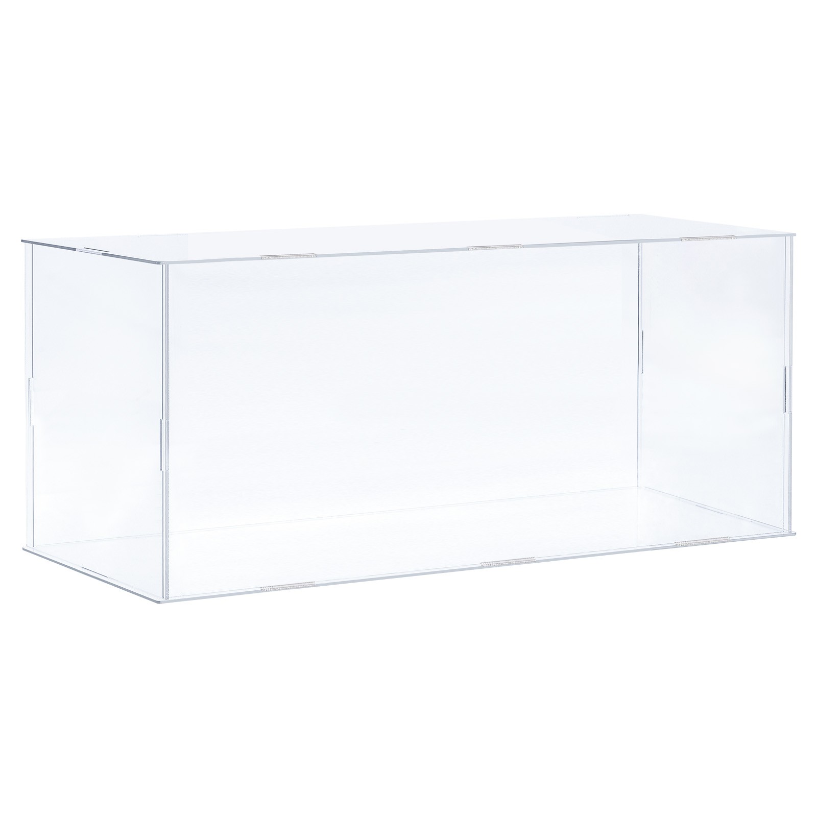 Acrylic Display Case Plastic Box Cube Storage Box Transparent 36x16x15.5cm