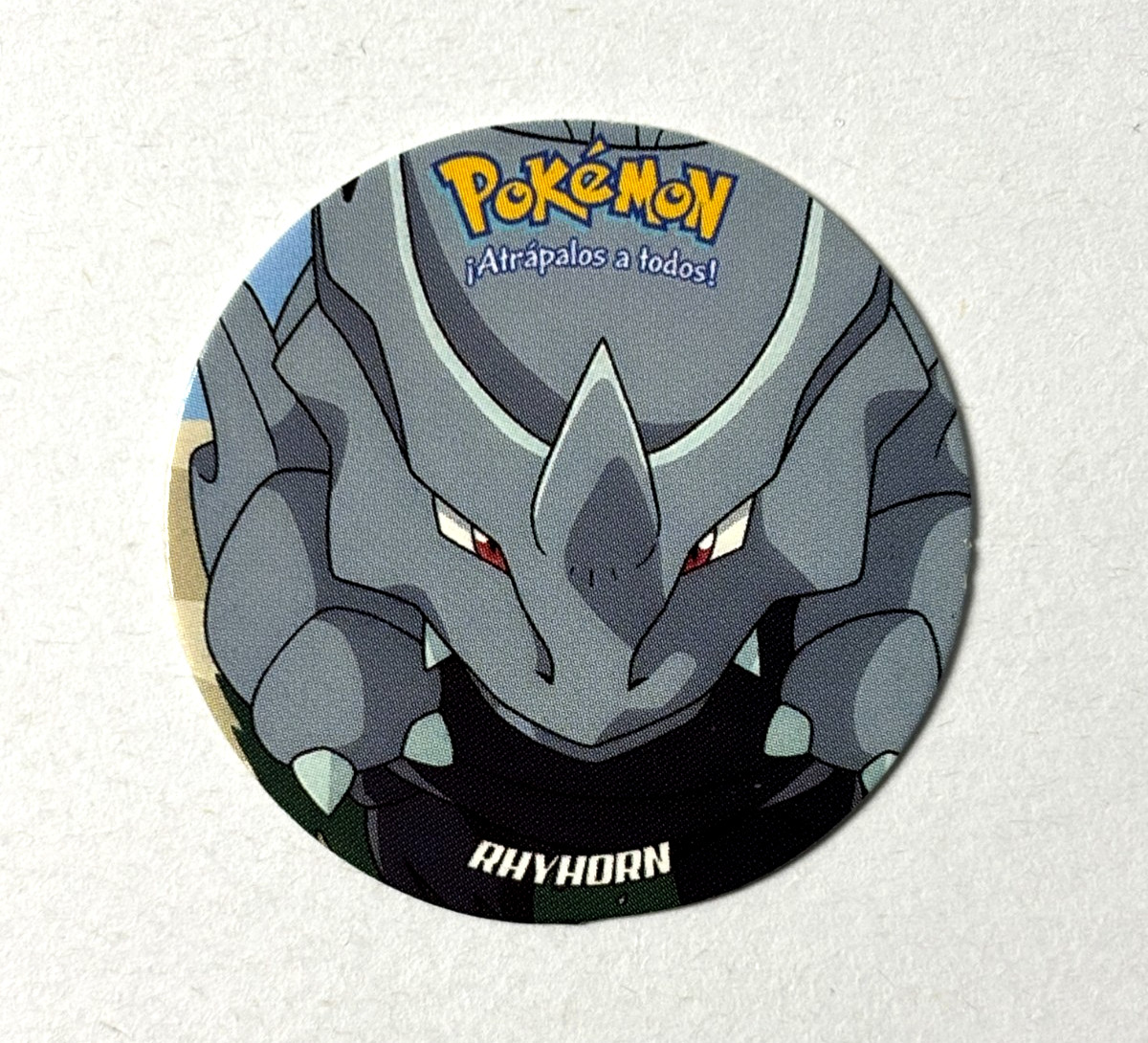 2024 POKEMON TAZO EX #066 RHYHORN Kanto Peru Edition Pogs Flips P111