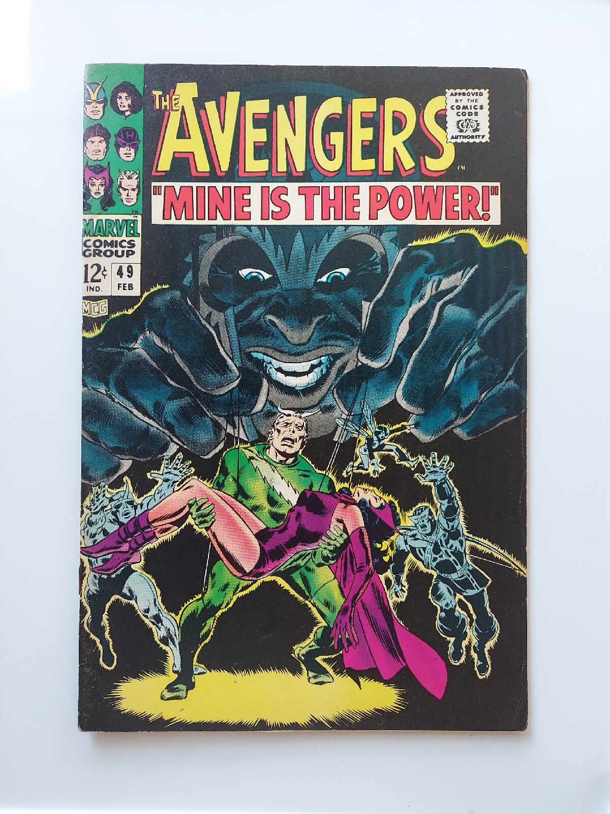 The Avengers #49 - Feb 1968 - Vol.1     1st App. Typhoon                  