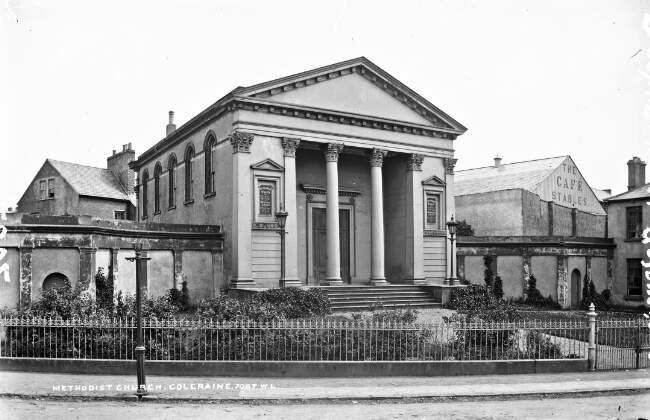 Methodist Church, Coleraine, Co. Derry c1900 Ireland OLD PHOTO