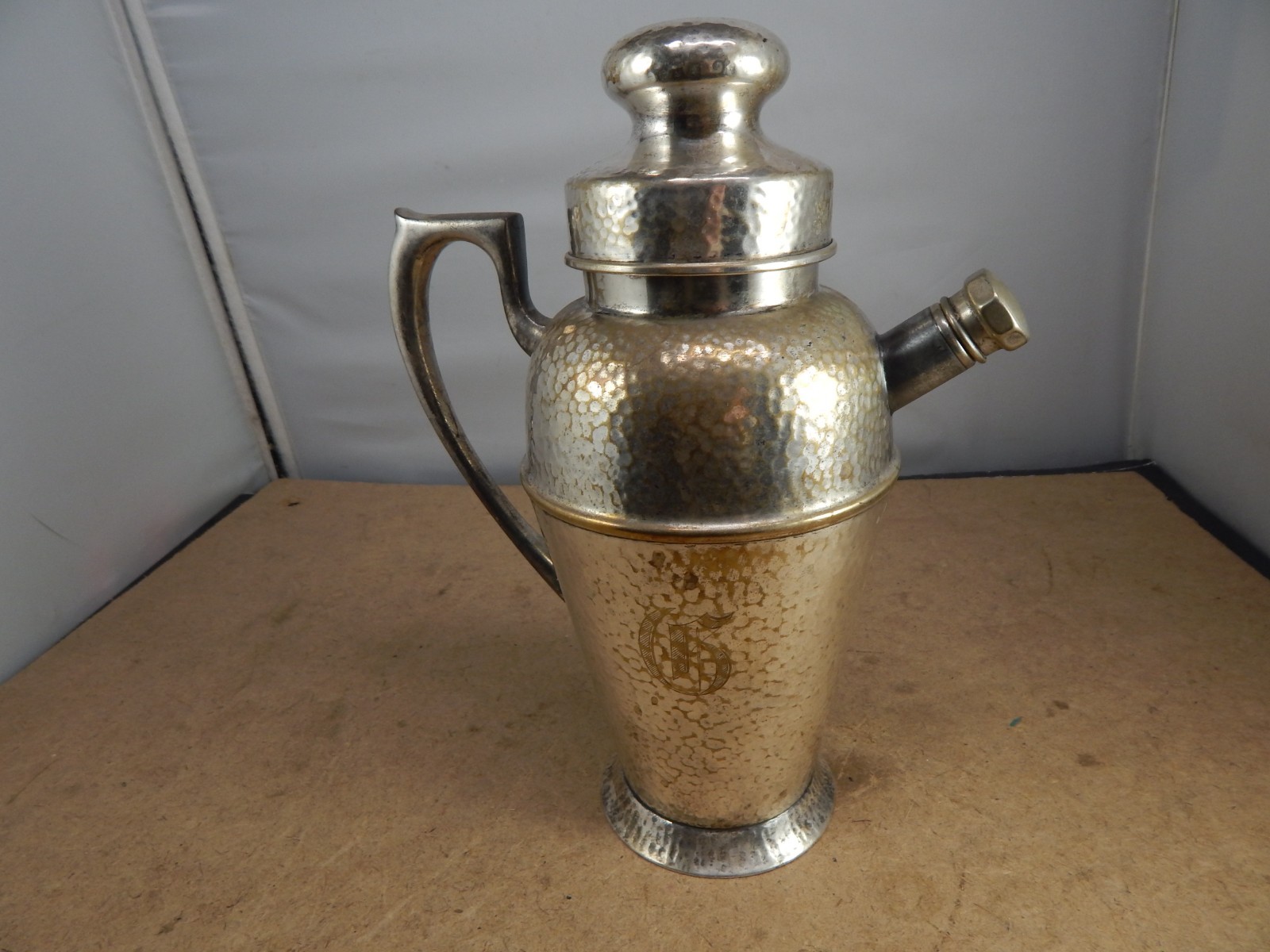 vintage 1920\'s Apollo Silver plated COCKTAIL SHAKER
