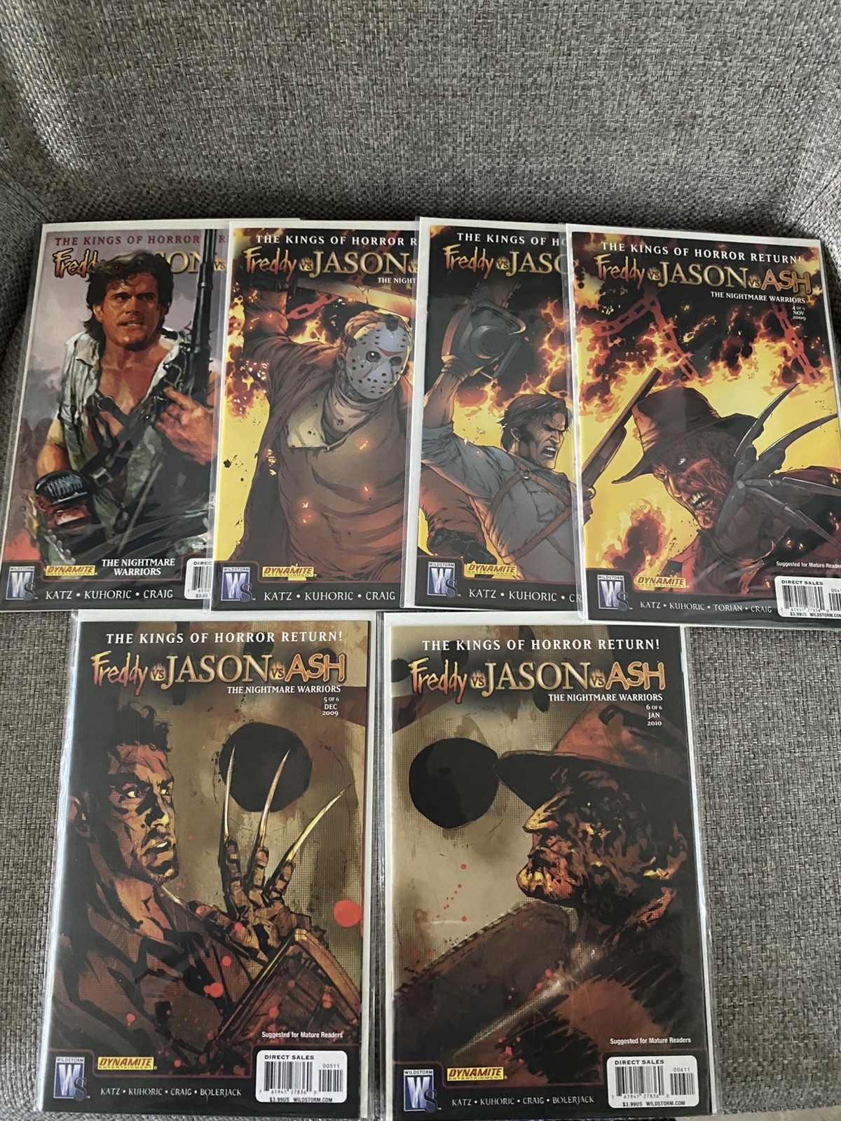 Freddy vs Jason vs Ash The Nightmare Warriors 1-6 Set Wildstorm (2009)