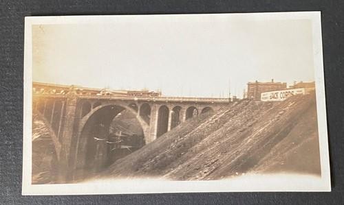 1920s Original Landscape Photograph - MONROE STREET BRIDGE Spokane Washington