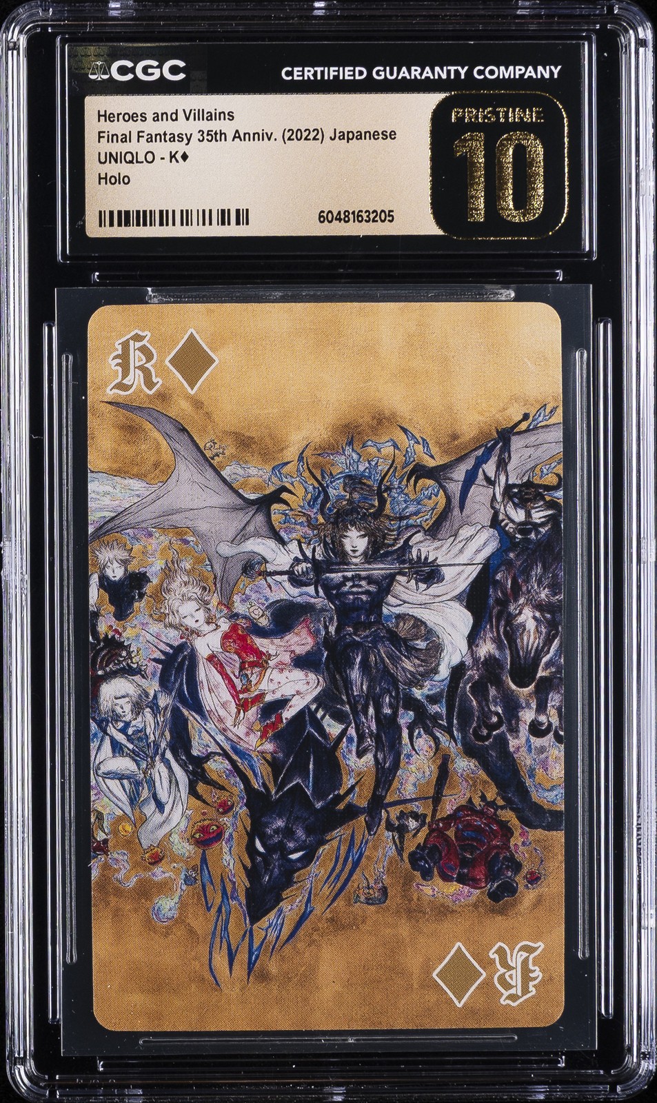 2022 FINAL FANTASY 35TH ANNIV. HEROES AND VILLAINS CGC 10 PERFECT