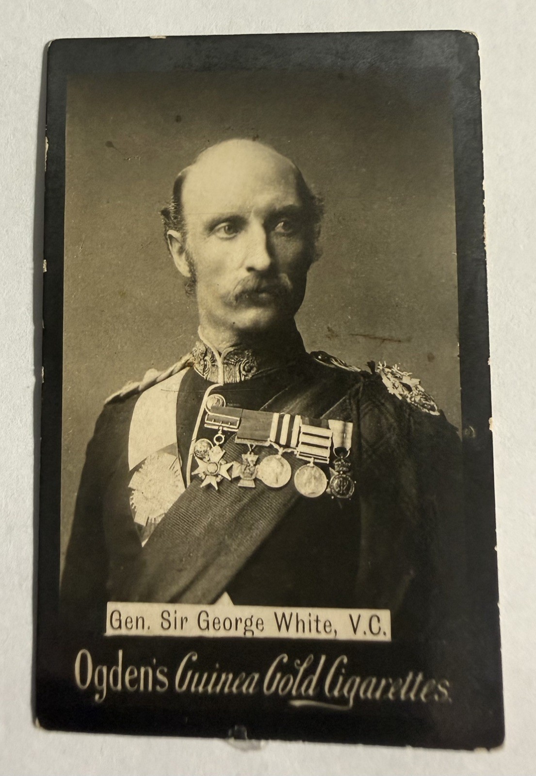 1901 Ogden’s Guinea Gold Gen Sir George White V.C. Tobacco Card Boer War