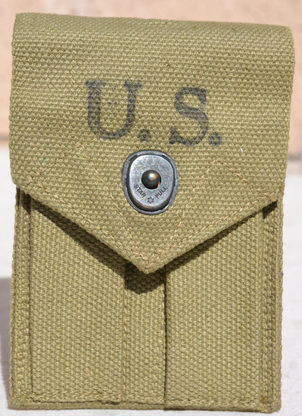 RARE MAKER AVERY 1942 WW2 US Army Colt 1911 .45 Cal Ammo Magazine Pouch Colt