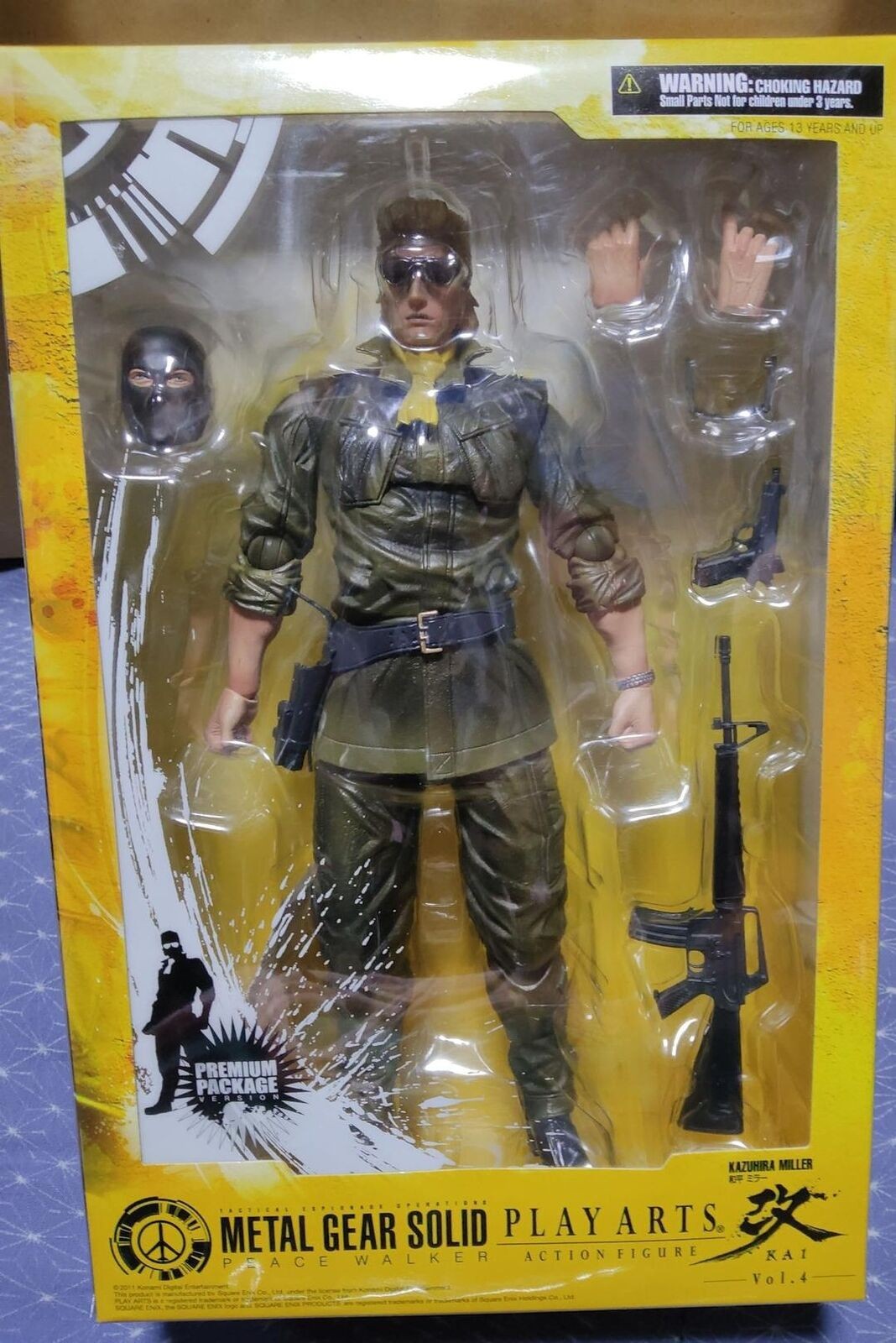 Square Enix Metal Gear Solid Peace Walker Play Arts 4piece Miller Figure