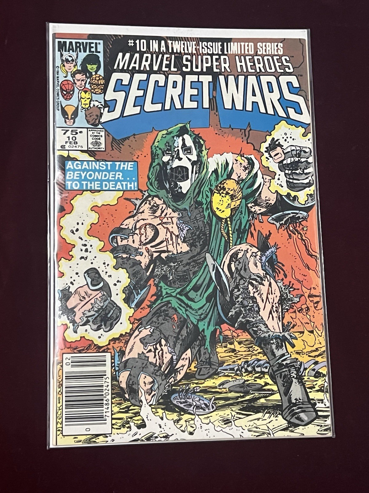 Marvel Comic 16 Book Lot X-men, Fantastic Four, Spiderman, Secret Wars, C & D