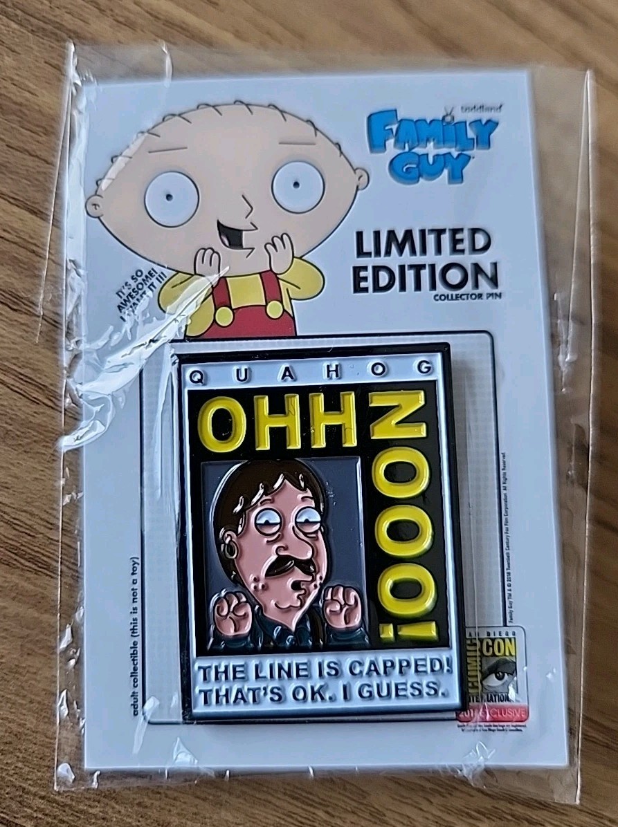 2018 SDCC Exclusive FAMILY GUY Pin BRUCE OHH NOOO Line Capped LE Toddland