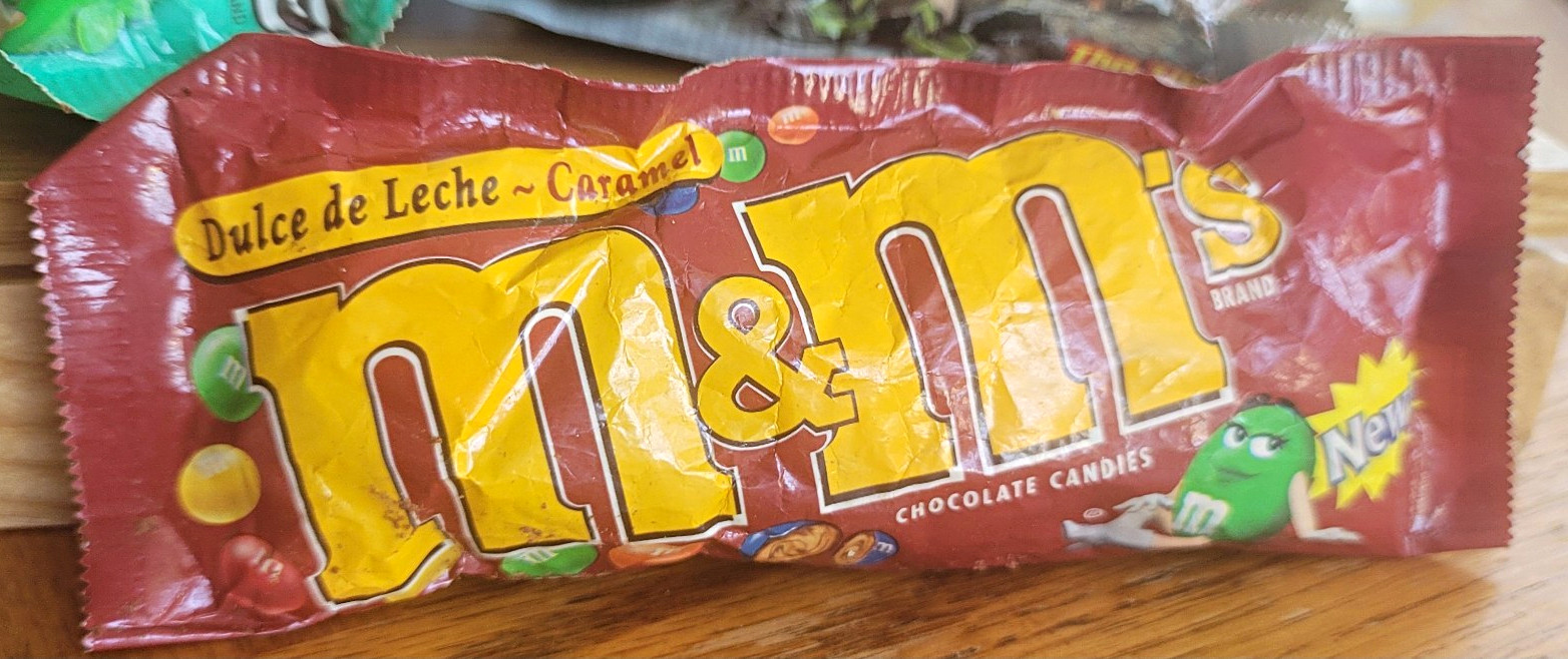 M&M\'s Dulce de Leche Caramel UNOPENED BAG NOT EDIBLE VERY RARE