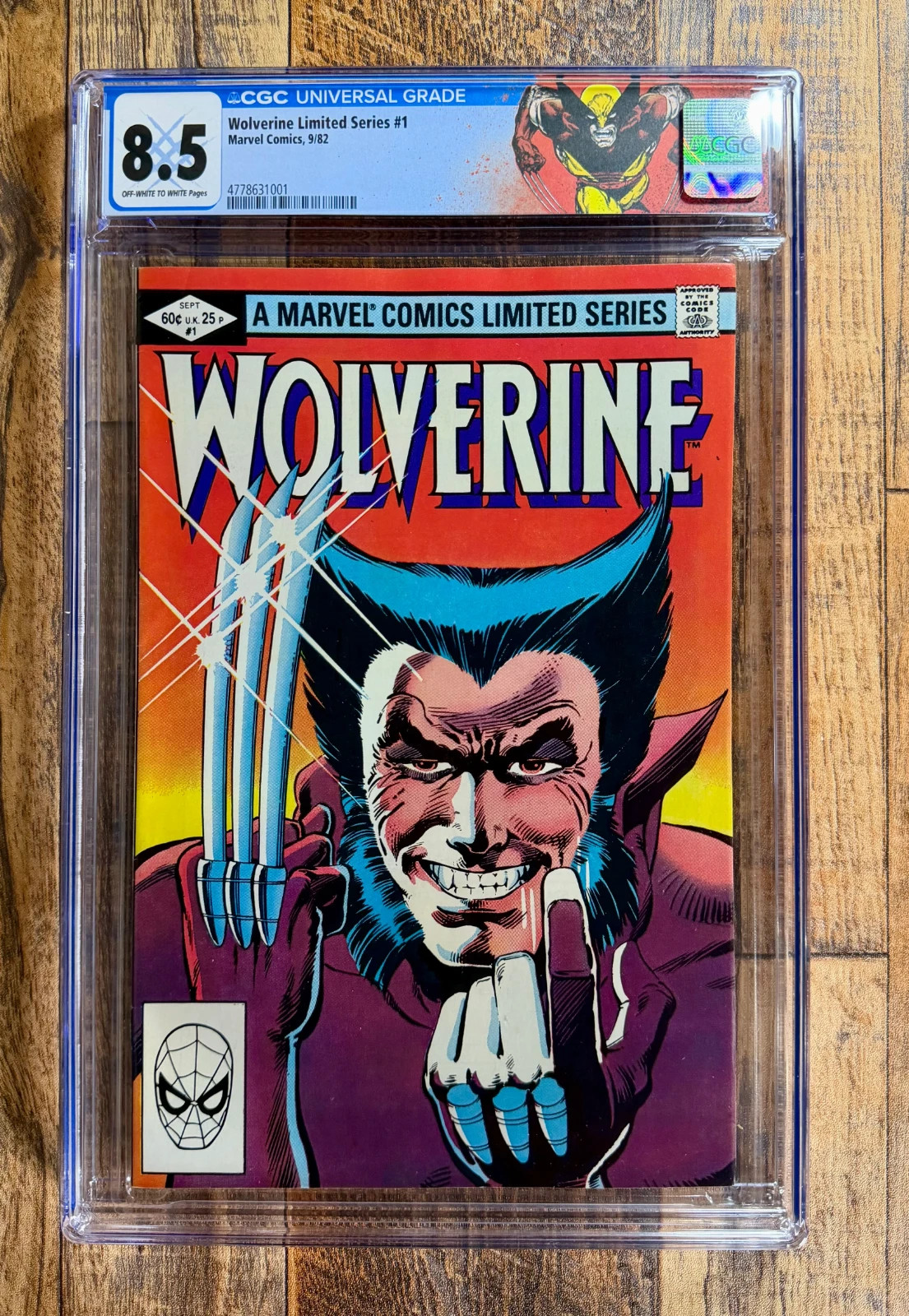 Wolverine Limited Series #1 (1982) – CGC 8.5 Universal Grade