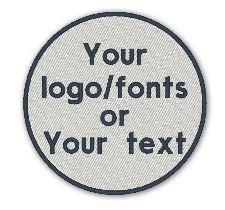 Custom Embroidered Patch UK Made Personalised Logo Bespoke Design