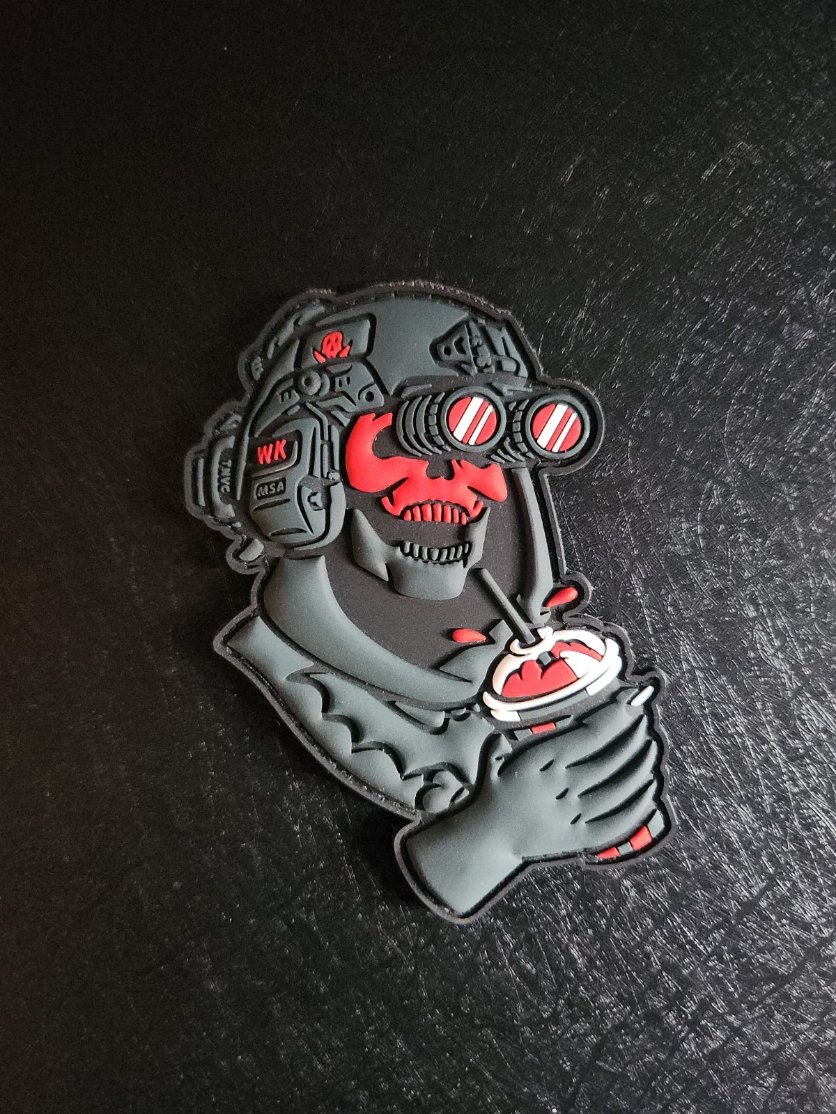 Wasteland Kooks Red PVC Patch